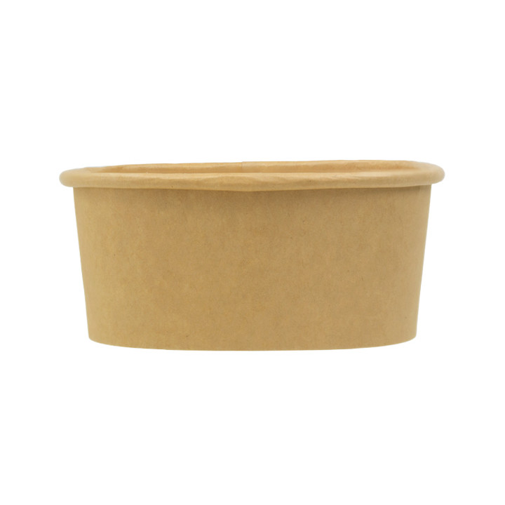Paper Container Kraft Square 500ml 13x13x5,6cm (50 Units)