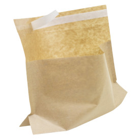 Paper Food Bag Autoseal Kraft 21x17cm (2400 Units)