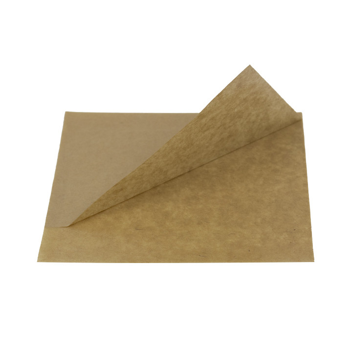 Paper Bag Grease-Proof Opened 15x13/10cm Natural (100 Units)