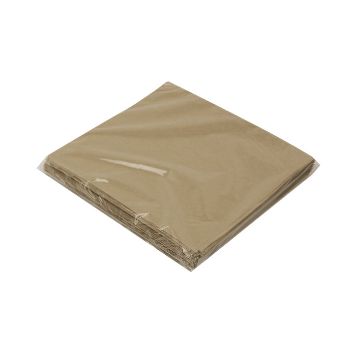 Paper Bag Grease-Proof Opened 15x13/10cm Natural (6000 Units)
