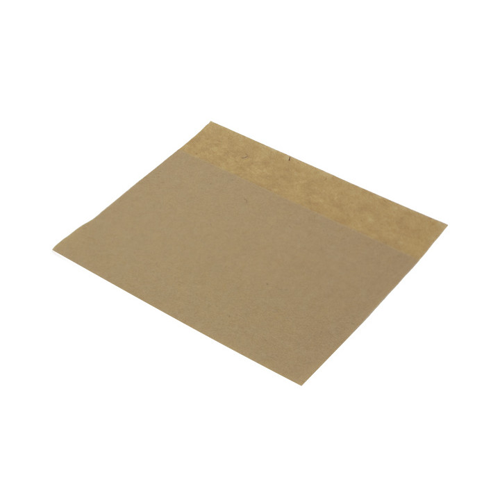 Paper Bag Grease-Proof Opened 15x13/10cm Natural (100 Units)
