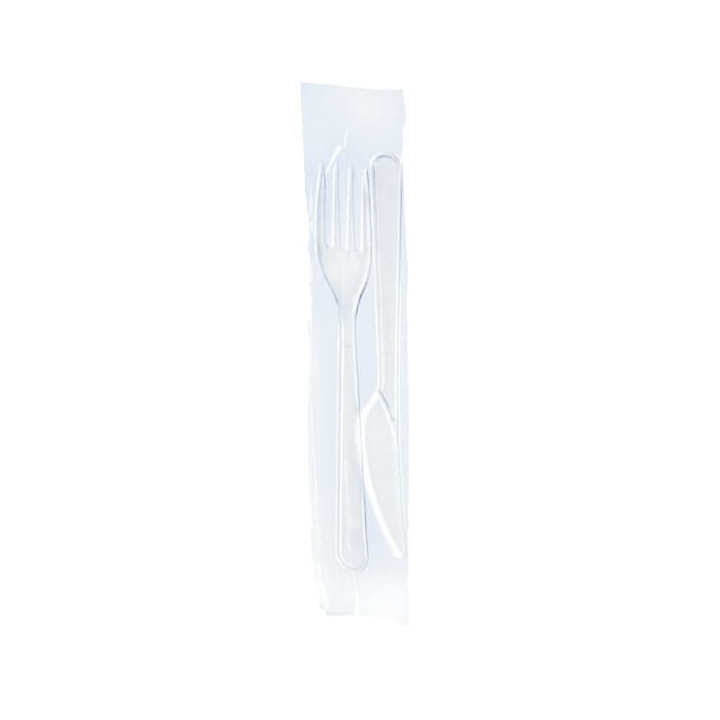 Plastic Plastic Cutlery kit PS "Magnum" Fork and Knife 