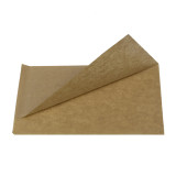 Paper Bag Grease-Proof Opened 20x13/10cm Natural (100 Units)