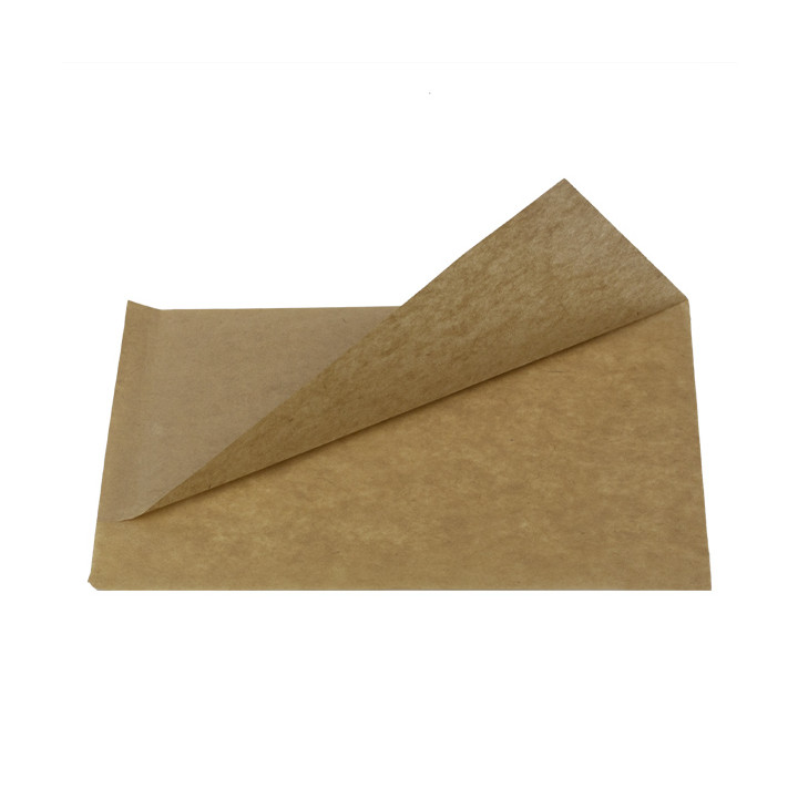 Paper Bag Grease-Proof Opened 20x13/10cm Natural (100 Units)