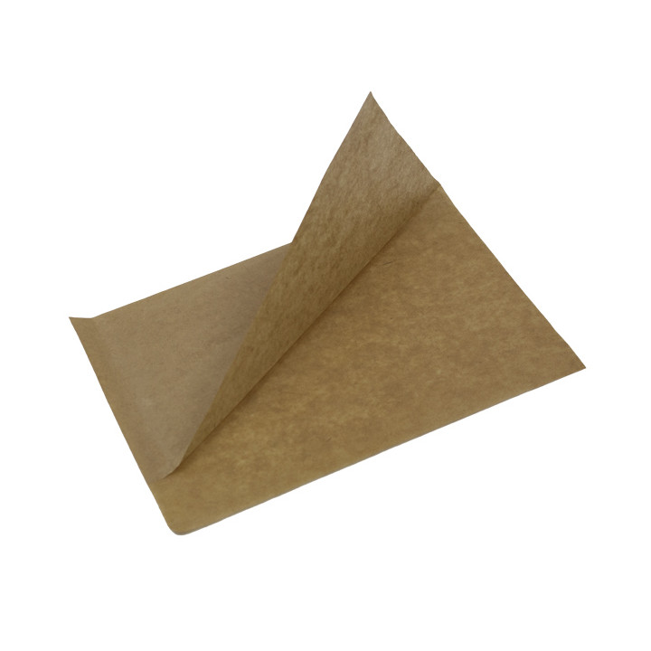 Paper Bag Grease-Proof Opened 20x13/10cm Natural (100 Units)