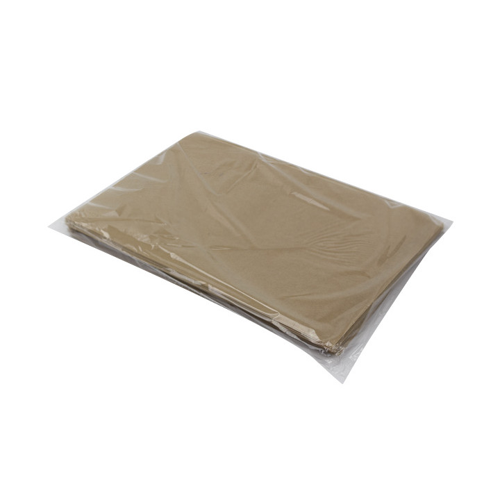 Paper Bag Grease-Proof Opened 20x13/10cm Natural (100 Units)