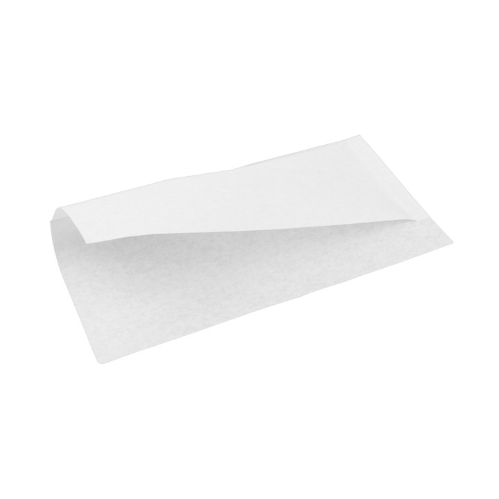 Paper Bag Grease-Proof Opened 25x13/10cm White (4000 Units)