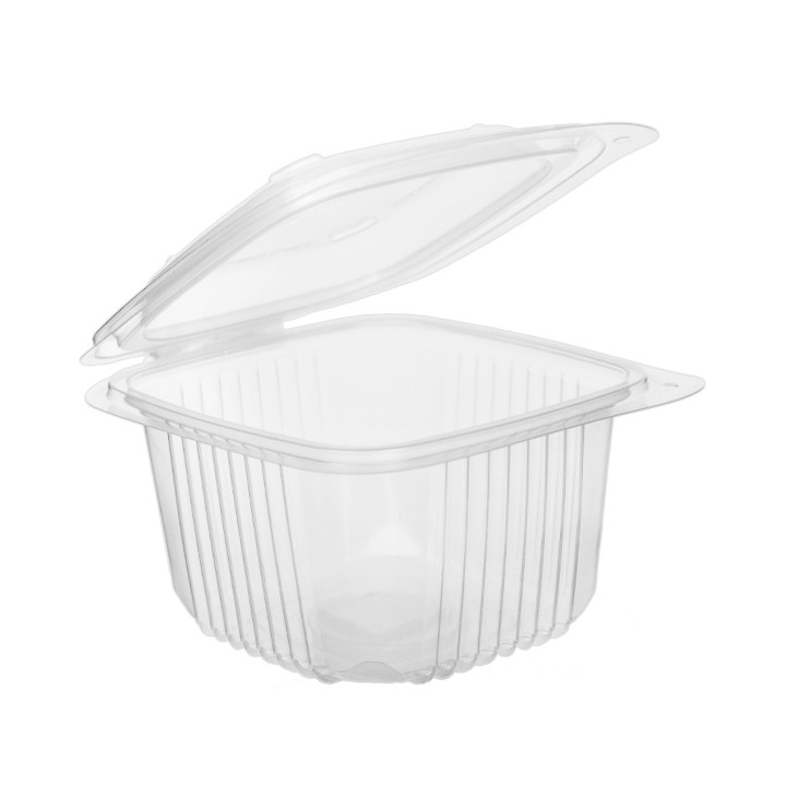 Plastic Container Microwave PP Transparente 375ml 12,3x11,4cm (900 Units)