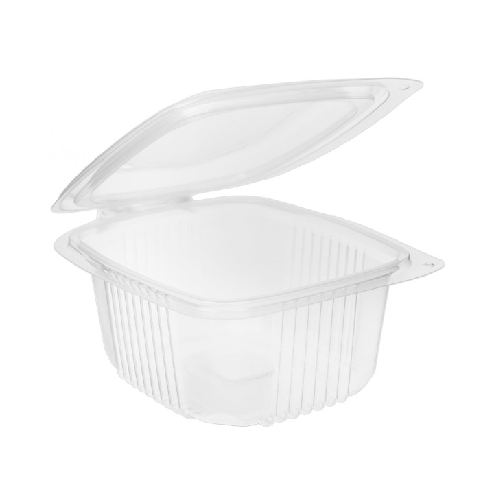 Plastic Container Microwave PP Transparente 500ml 14,2x12,3cm (50 Units) 