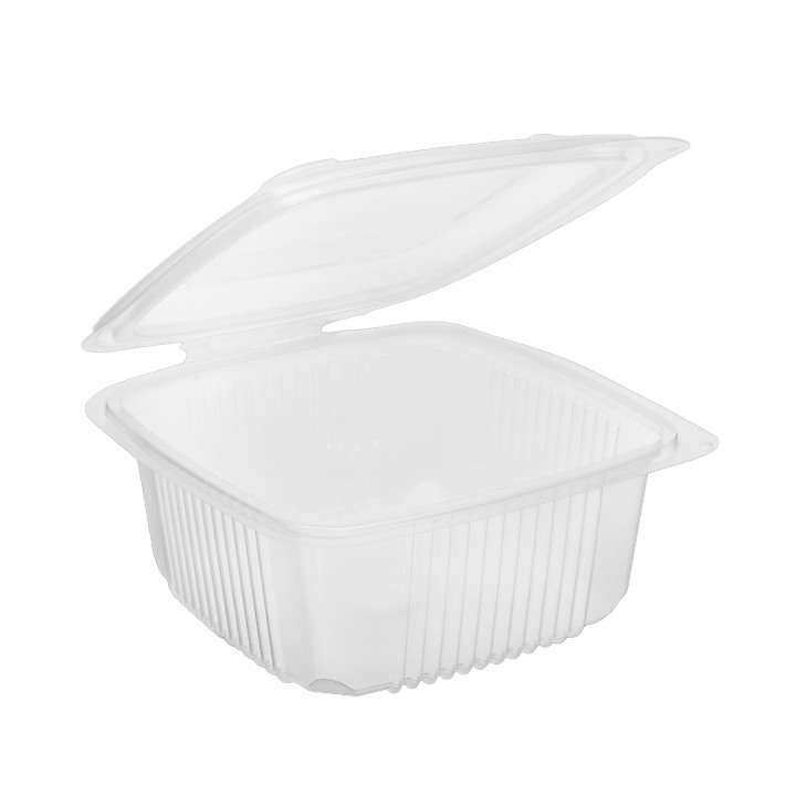 Plastic Container Microwave PP Transparente 830ml 15,8x15,5cm (50 Units) 