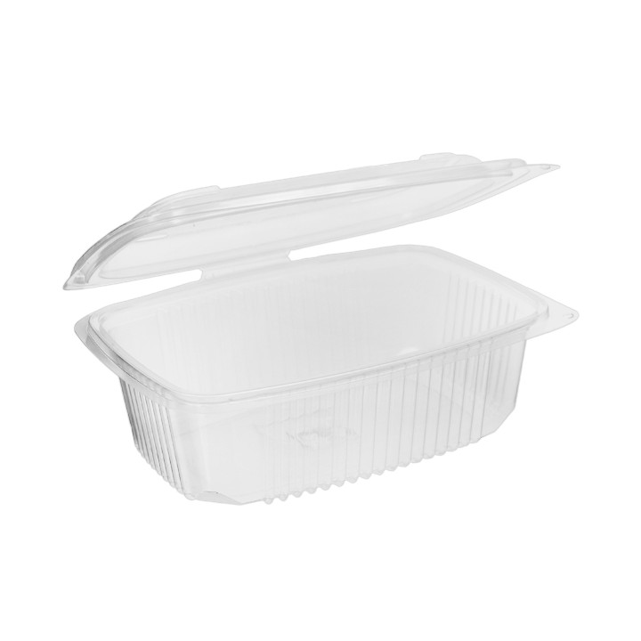 Plastic Container Microwave PP Transparente 800ml 18,5x13,5cm (50 Units) 