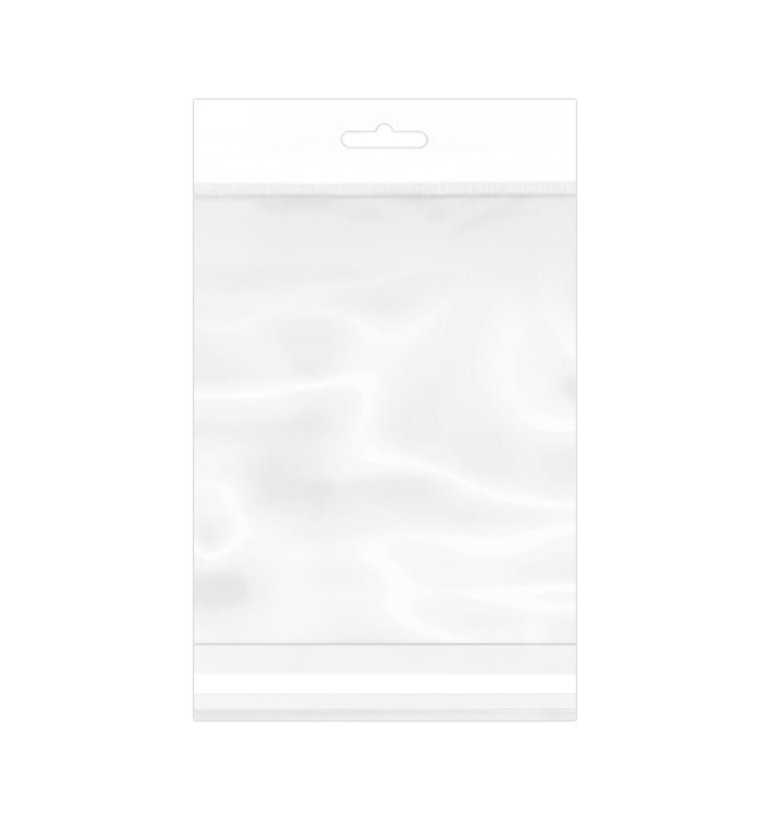 Plastic Bag Adhesive Flap Euroslot 16x22cm G-160 (100 Units)  