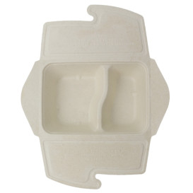 Package Sugarcane Box to Go 2C 21x15x5cm 800ml (200 Units)