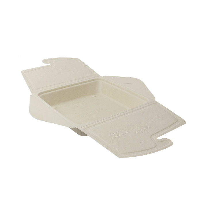 Package Sugarcane Box to Go 21x21x4cm 1350ml (100 Units)