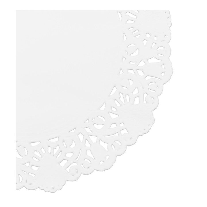 Paper Lace Doilie "Litos" White Ø14cm (250 Units)  