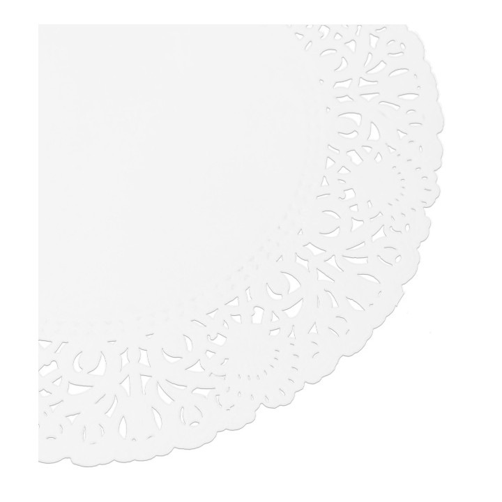 Paper Lace Doilie "Litos" White Ø18cm (2000 Units)