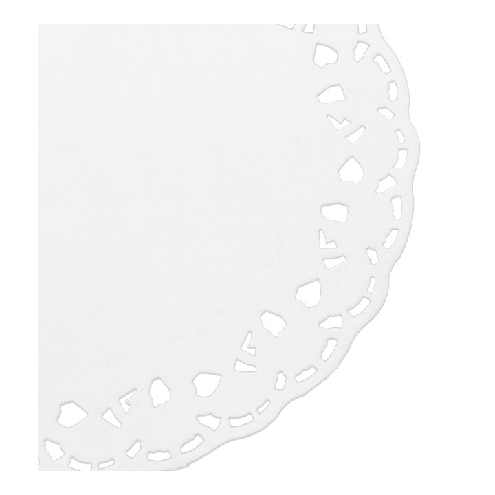 Paper Lace Doilie "Litos" White Ø10cm (250 Units)  