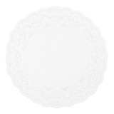 Paper Lace Doilie "Litos" White Ø34cm (250 Units)  