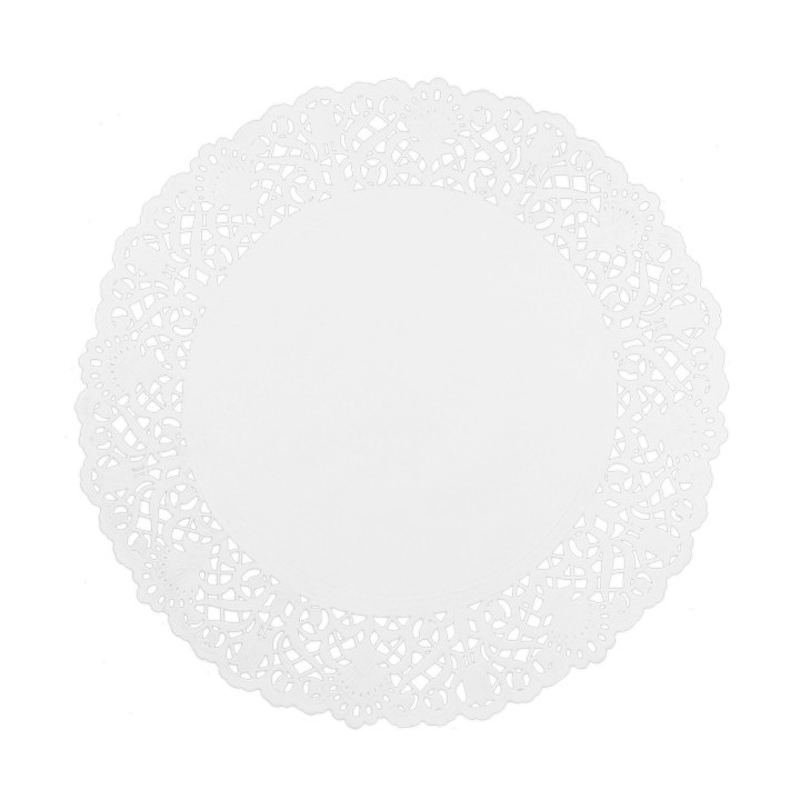 Paper Lace Doilie "Litos" White Ø26cm (2000 Units)