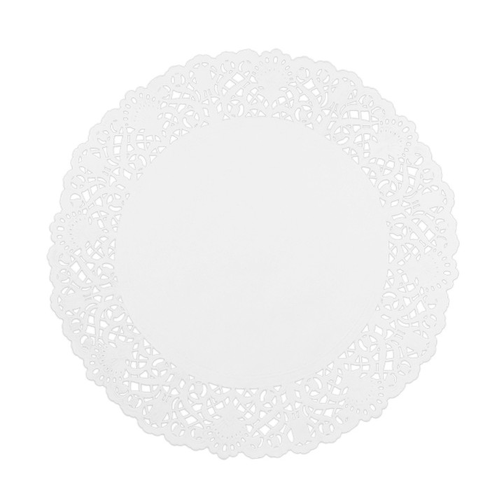 Paper Lace Doilie "Litos" White Ø26cm (250 Units)  
