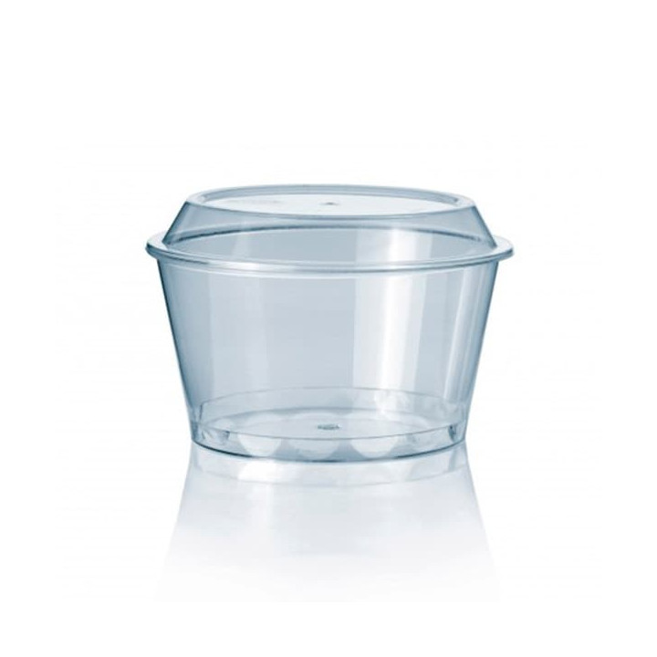 Plastic Container PS Crystal 300 ml Ø11cm (100 Units)