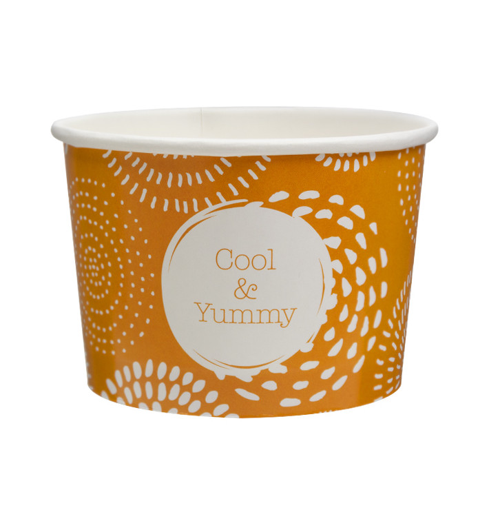 Paper Container Ice Cream Cool&Yummy 10Oz/310ml (600 Units)
