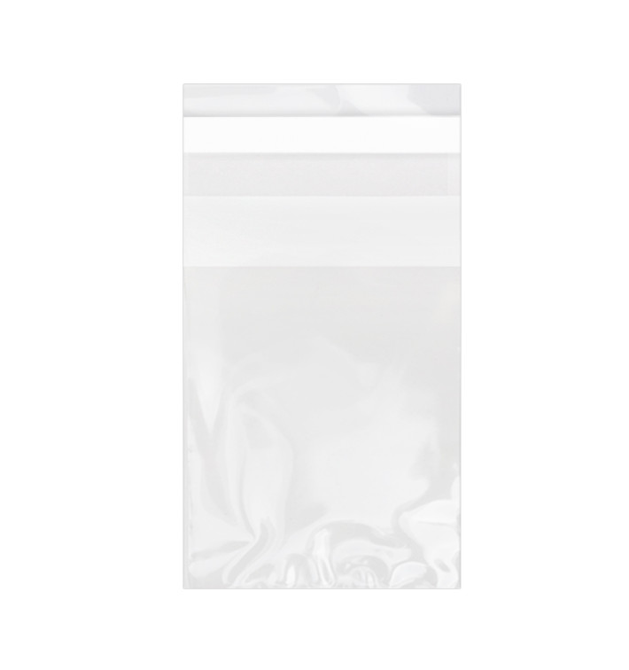 Plastic Bag with Adhesive Flap Cellophane 6x8cm G-160 (100 Units)  