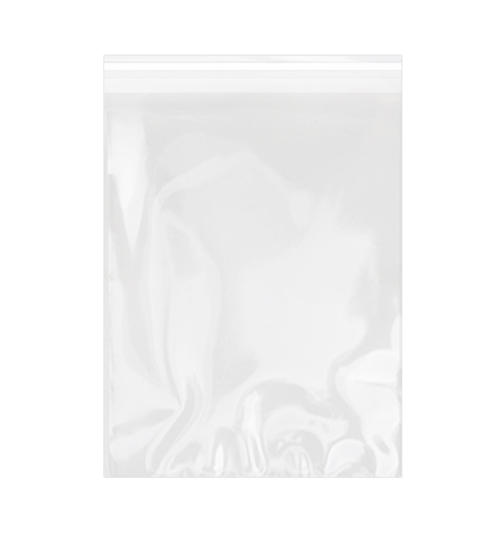 Plastic Bag with Adhesive Flap Cellophane 30x40cm G-160 (100 Units)  