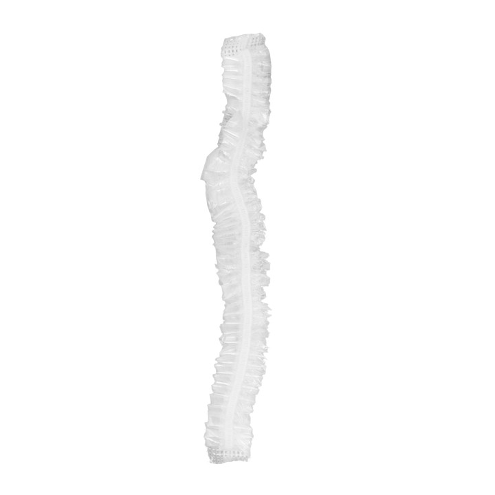 Disposable Bouffant Cap PE Shower Folded Accordion (100 Units)