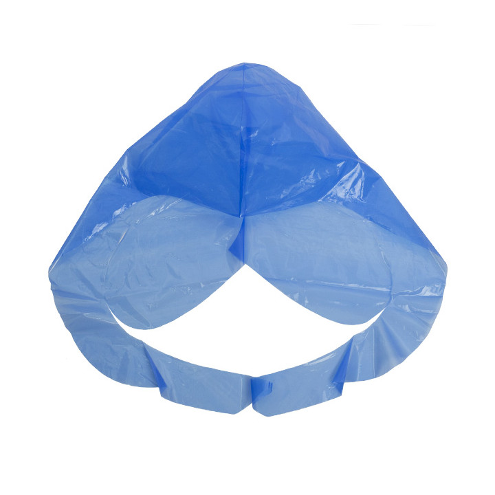 Disposable Bouffant Cap PE Hair Treatment Blue (50 Units)