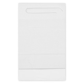 Disposable Adult Bib with Pocket White 36x65cm (500 Units)