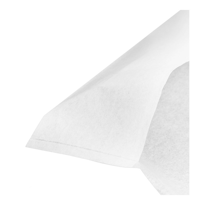 Disposable Adult Bib with Pocket White 36x65cm (500 Units)