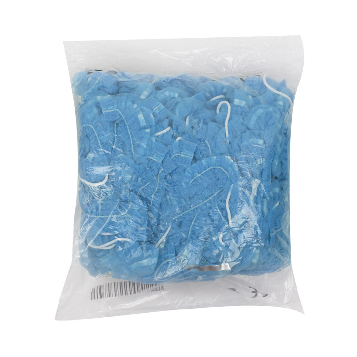 Disposable Beard Cover "TST" PP Blue Detectable (100 Units)