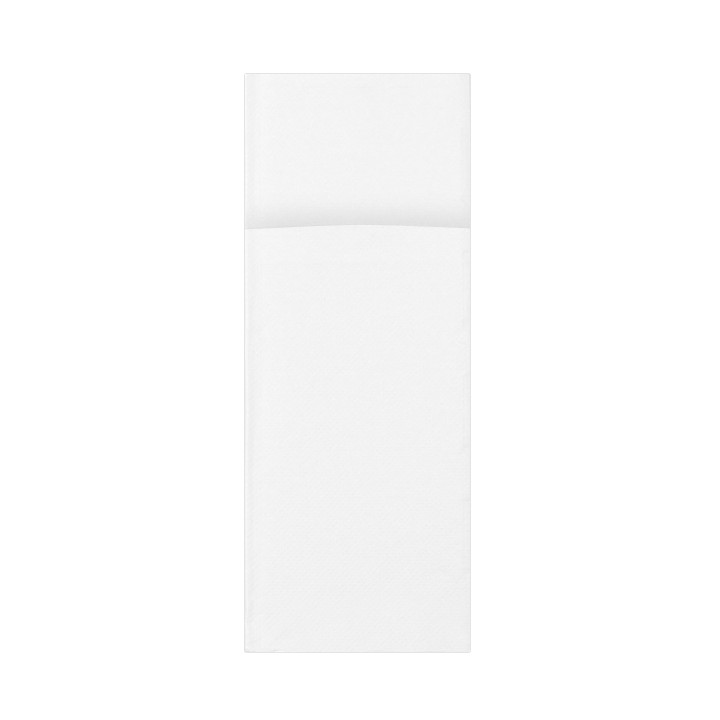 Pocket Fold Paper Napkins White 30x40cm (30 units) 
