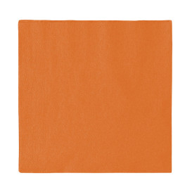 Paper Napkin 2 Layers Orange 33x33cm (50 Units) 