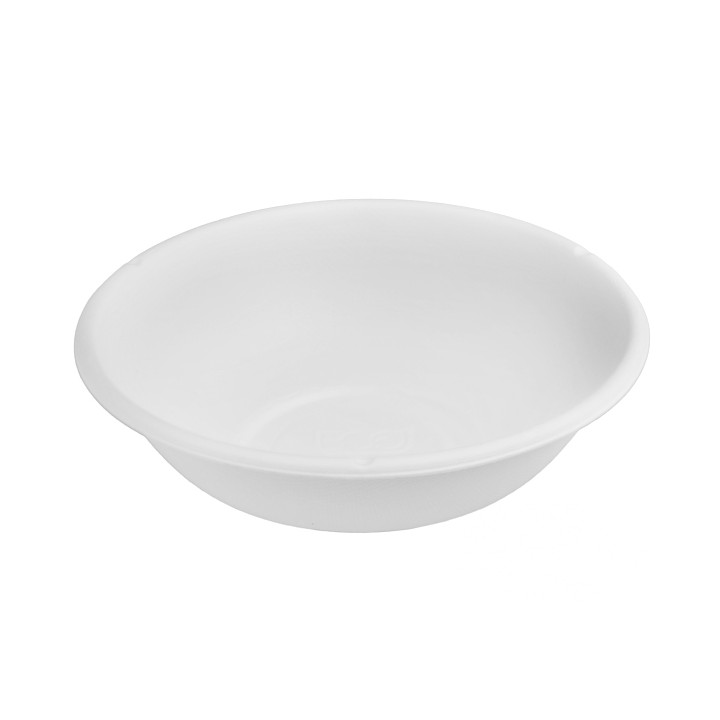 Sugarcane Bowl Bagasse White 470ml (50 Units) 