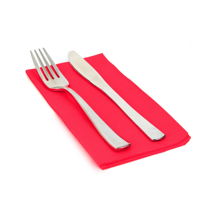 Paper Napkin Double Point 1/8 Fuchsia 40x40cm (50 Units) 