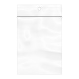 Plastic Zip Bag Autoseal Hang Hole 6x8cm G-200 (100 Units)  