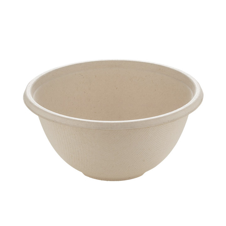 Sugarcane Bowl "Buddha" 500ml Ø14x7cm (75 Units)  