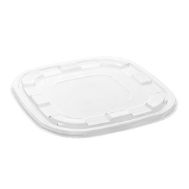 Plastic Lid PET for Bowl Clear 36x36cm (25 Units)