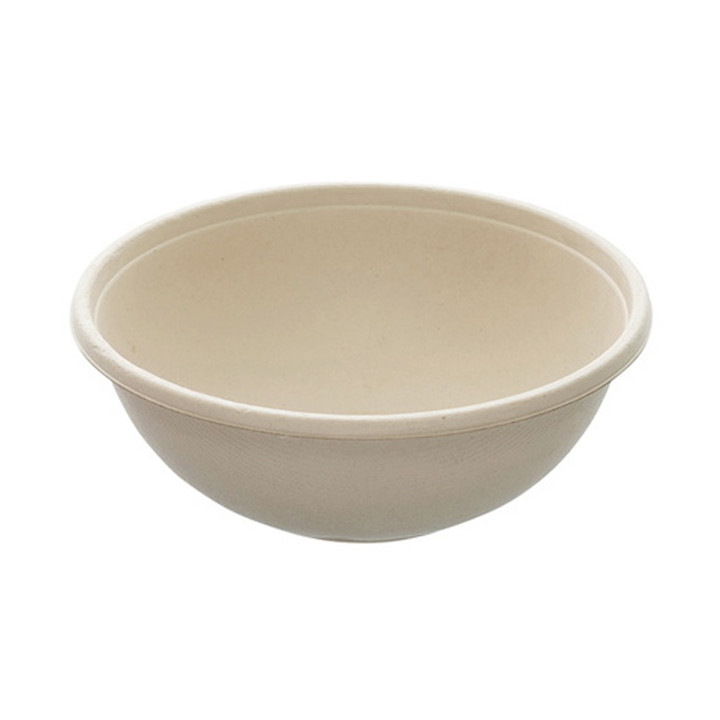 Sugarcane Bowl "Buddha" 750ml Ø17x6cm (75 Units)  