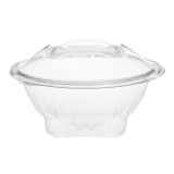 Plastic Salad Bowl APET Round shape Transparente 1000ml Ø18,6cm (20 Units)