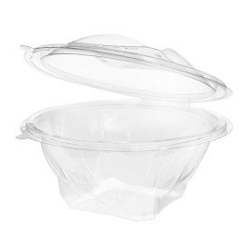 Plastic Salad Bowl APET Round shape Transparente 750ml Ø17,2cm (25 Units)
