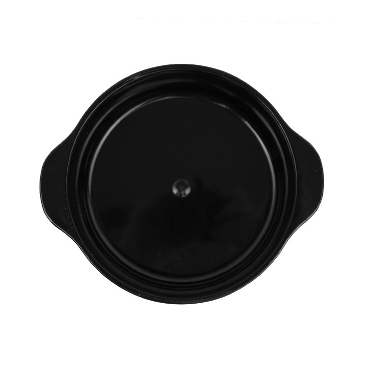 Plastic Pot PS with Handles Black 52ml (200 Units)