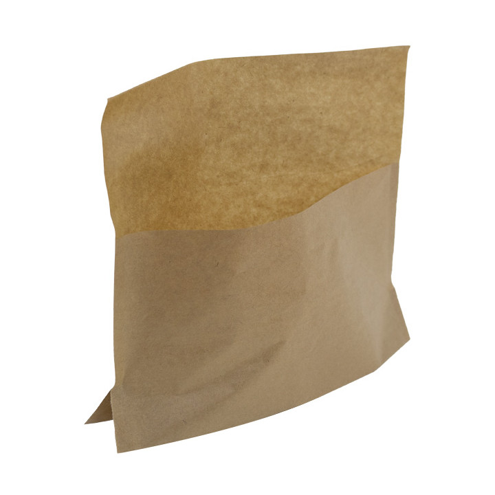 Paper Food Envelope Grease-Proof Kraft 21x17/11x3cm (100 Units)