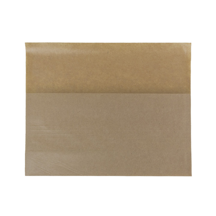 Paper Food Envelope Grease-Proof Kraft 21x17/11x3cm (100 Units)