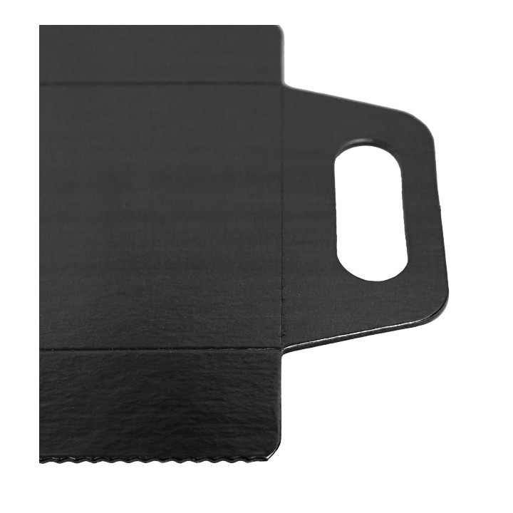 Paper Tray with Handles Rectangular shape Black 32x7,5 cm (100 Units)  