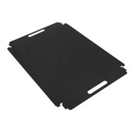 Paper Tray with Handles Rectangular shape Black 28,5x38,5 cm (200 Units)