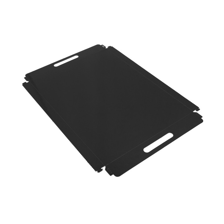 Paper Tray with Handles Rectangular shape Black 28,5x38,5 cm (200 Units)