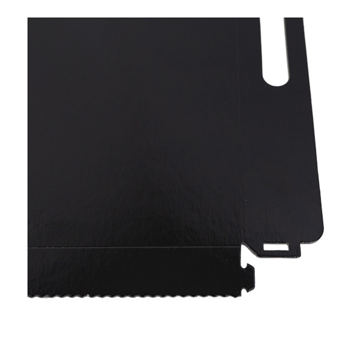 Paper Tray with Handles Rectangular shape Black 28,5x38,5 cm (100 Units)  